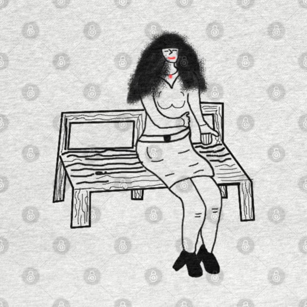 Woman  On the bench! by sell stuff cheap